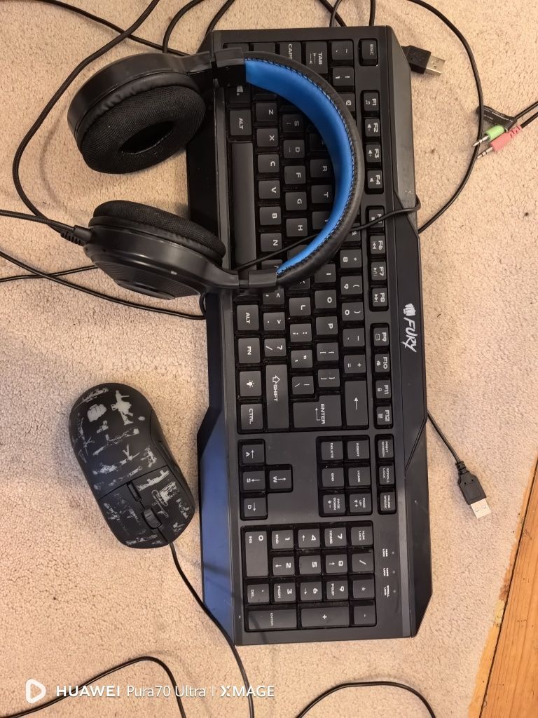 Fury gaming combo set