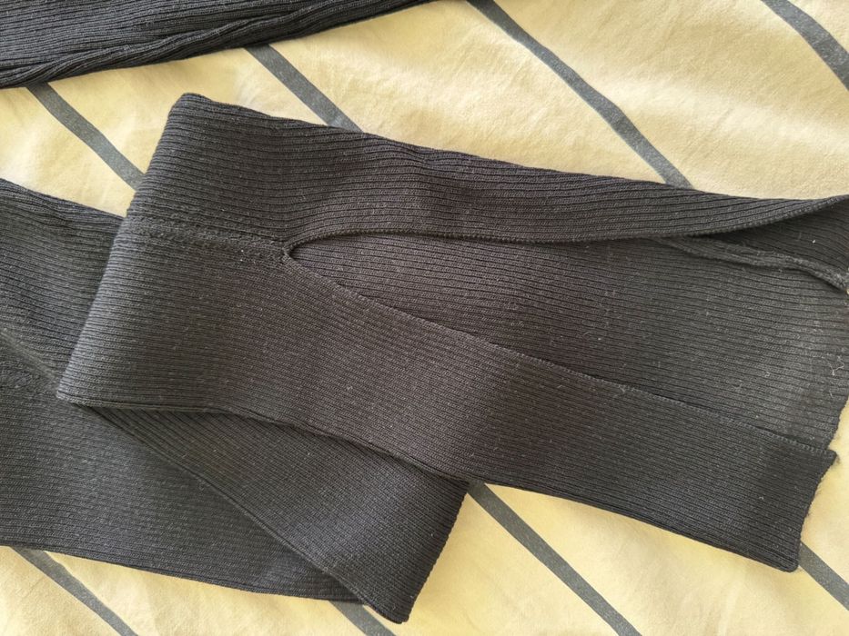 Дамски клин плетиво, черен mango р-р S