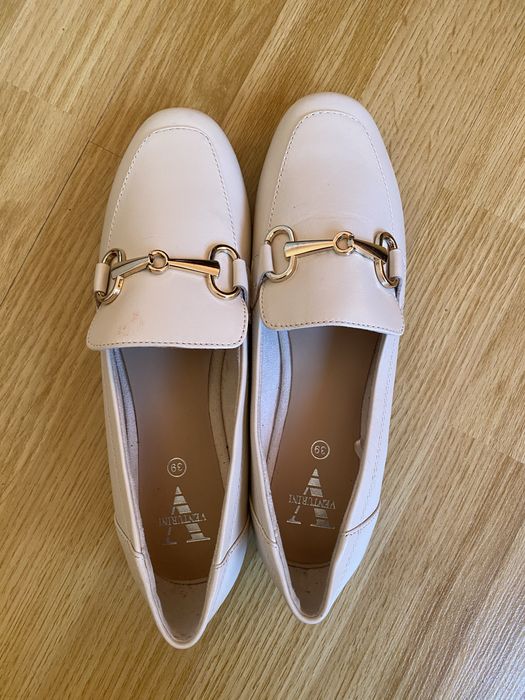 Pantofi noi, piele , Venturini