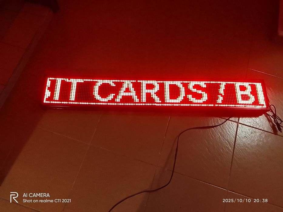 Рекламни  светещи табели 100см/17см