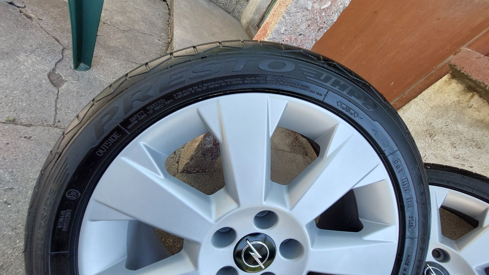 Оригинални джанти OPC с гуми Opel 5x110 17"