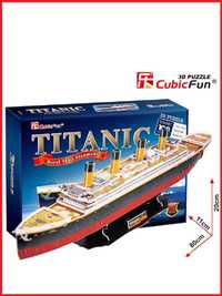 3D архитектурный пазл CubicFun T4011H Титаник