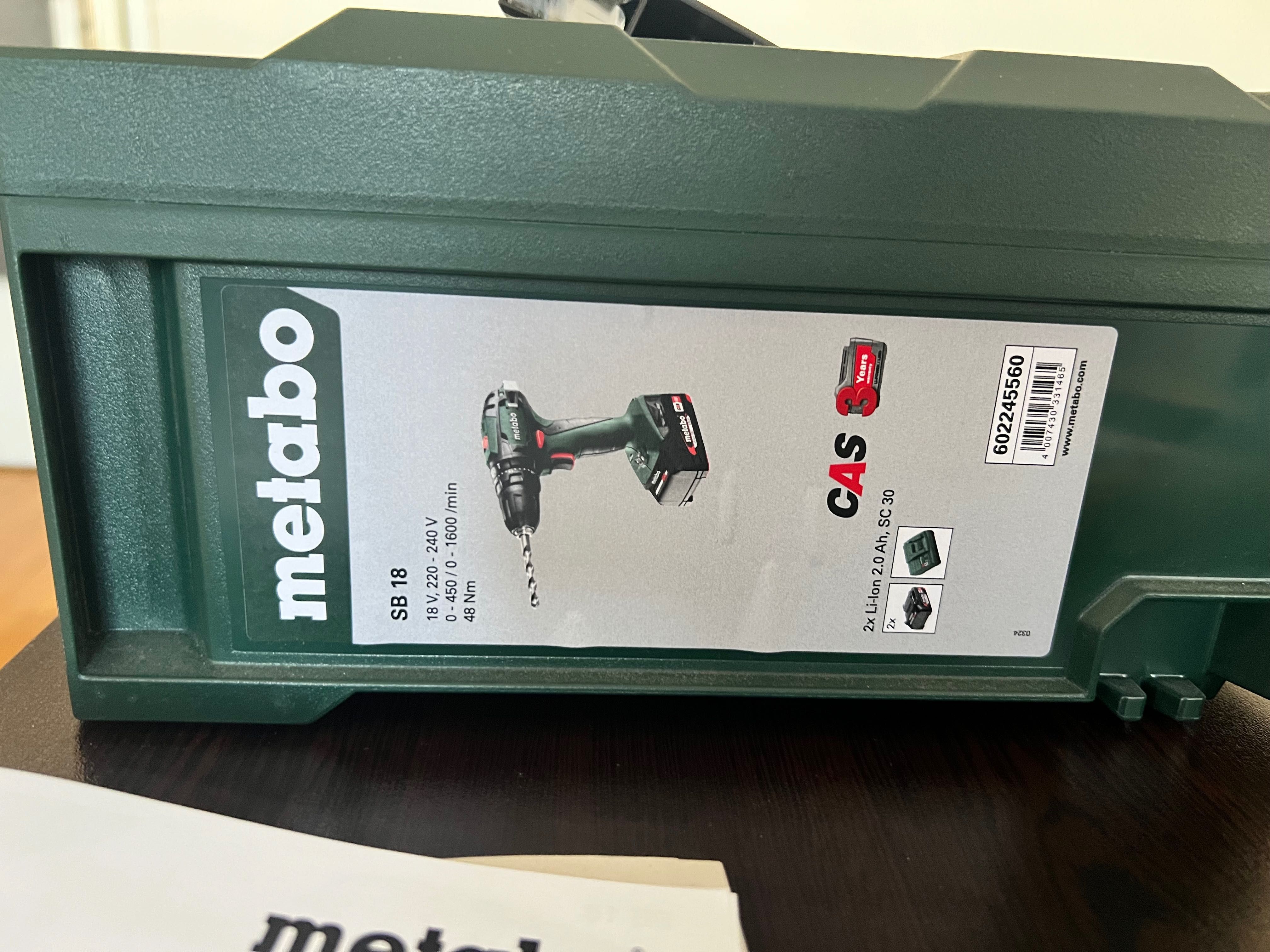 Акумулаторна Бормашина 18V METABO