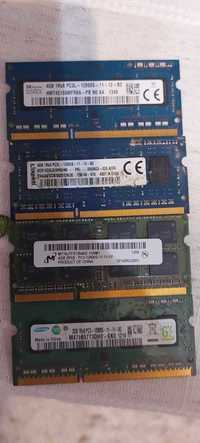 RAM DDR3 Laptop 4x3 12GB 2x1 2GB RAM