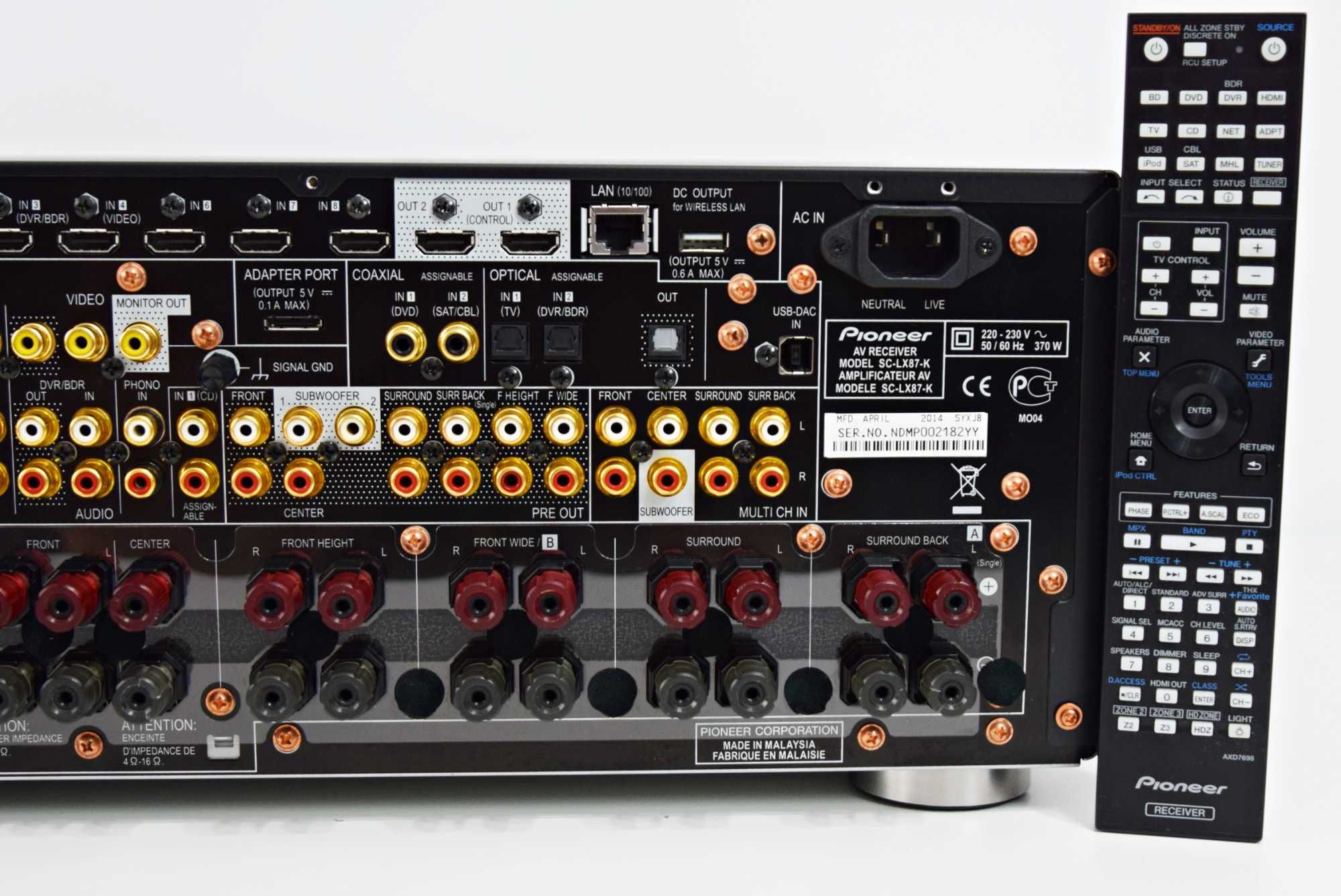 Amplificator 9.2 Pioneer SC-LX87-K, AV Receiver UHD 4K