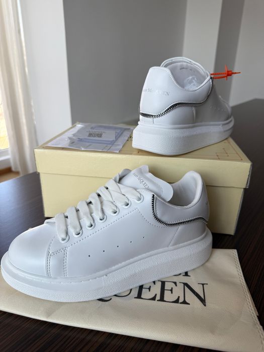 Adidasi Alexander M C Q U E E N Zipper Full White