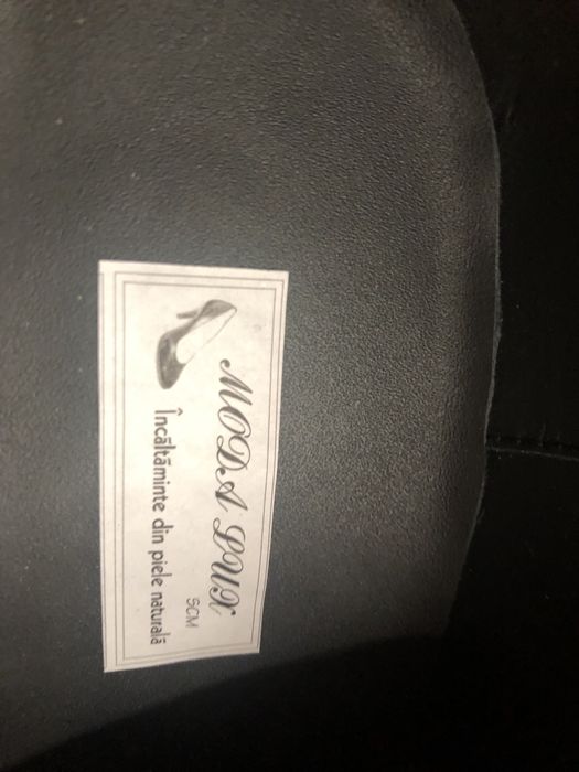 Pantofi piele naturala mar.43 noi