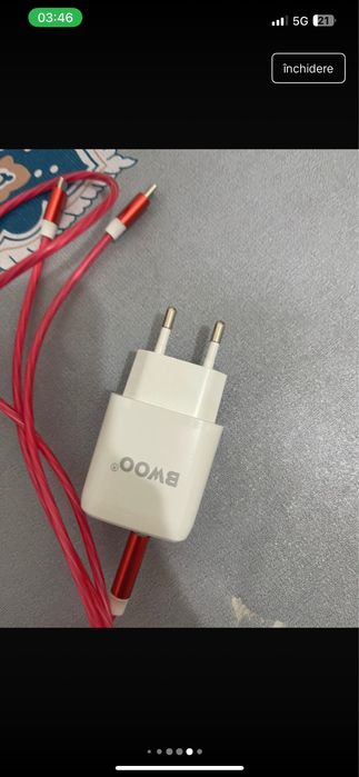 Incatcator nou Iphone plus alte 2 mufe. Cu led uri