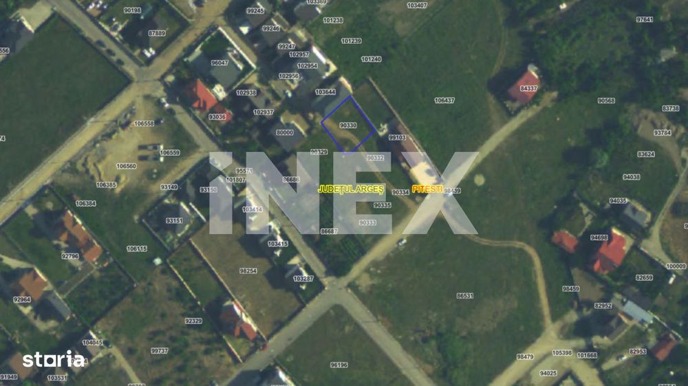 Teren intravilan 469 mp de vanzare – Pitesti, zona Tancodrom
