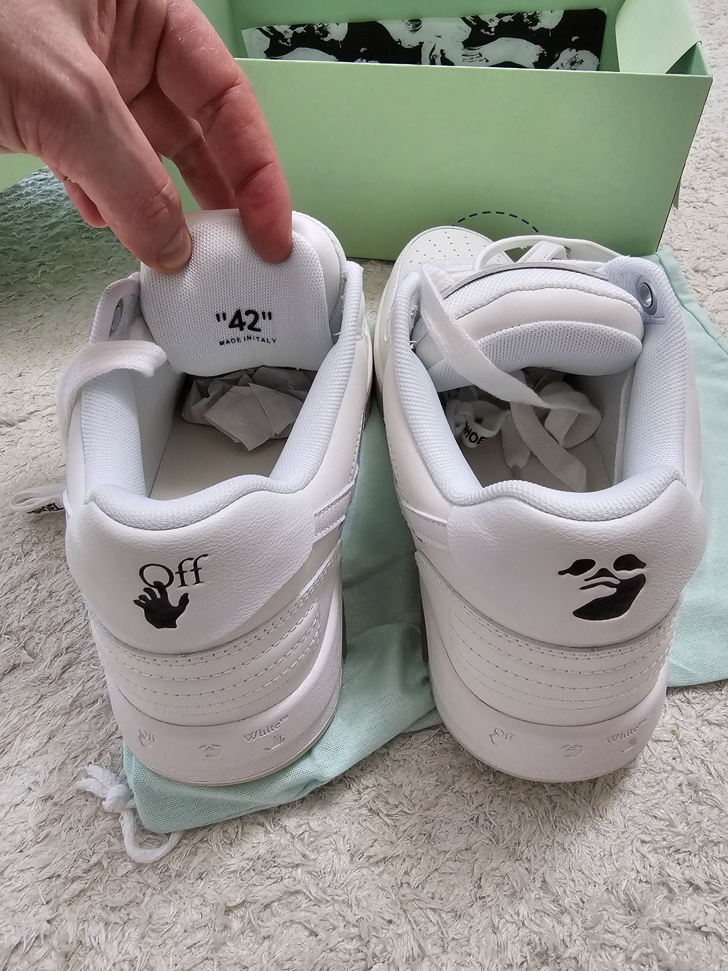 Adidasi Off White Out of Office For Walking, 40-45, tip Premium