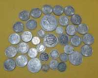 Monede vechi argint 1 corona, korona, kreuzer, Anglia, Germania mark