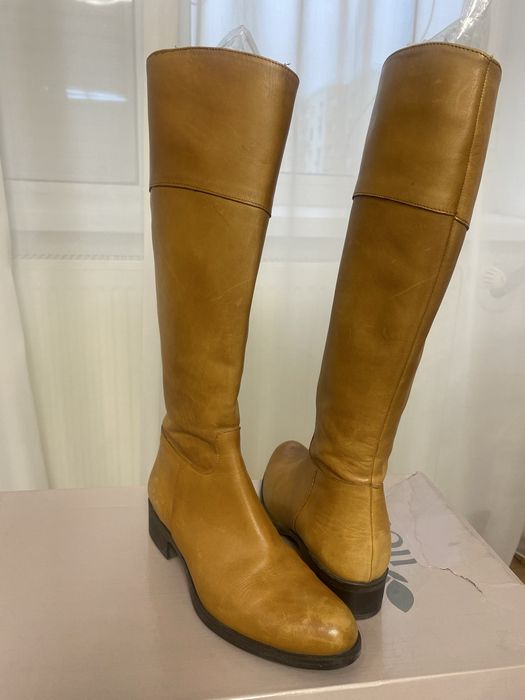 Cizme de piele nr 38 în stare foarte buna