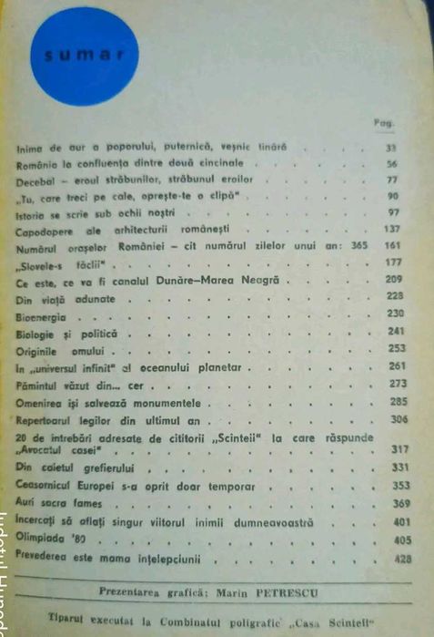 Almanah Scânteia, 2 volume