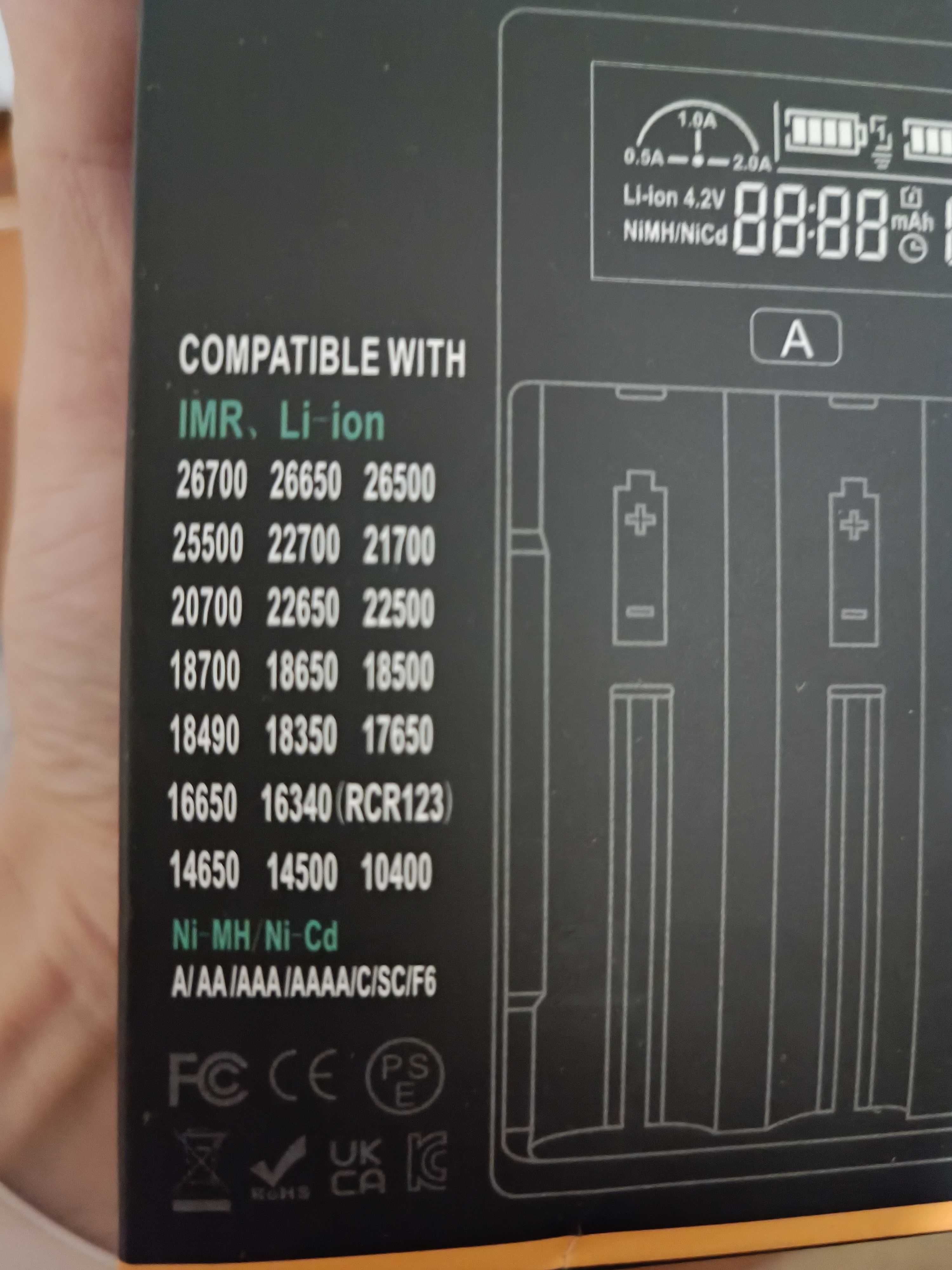 Универсальное зарядное устройство li ion 18650