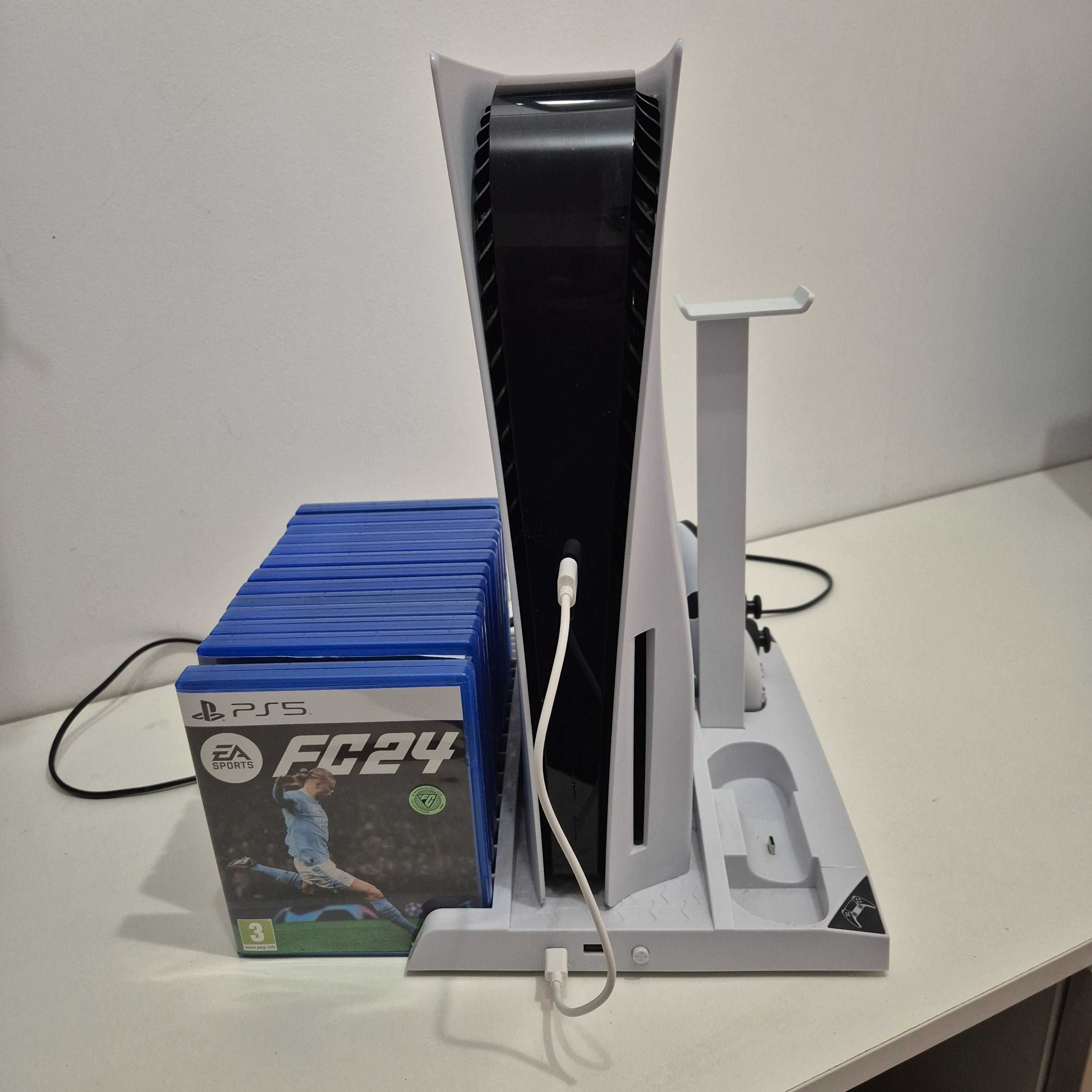PlayStation 5 + 1 джойстик+ 13 игри + поставка -зарядно !