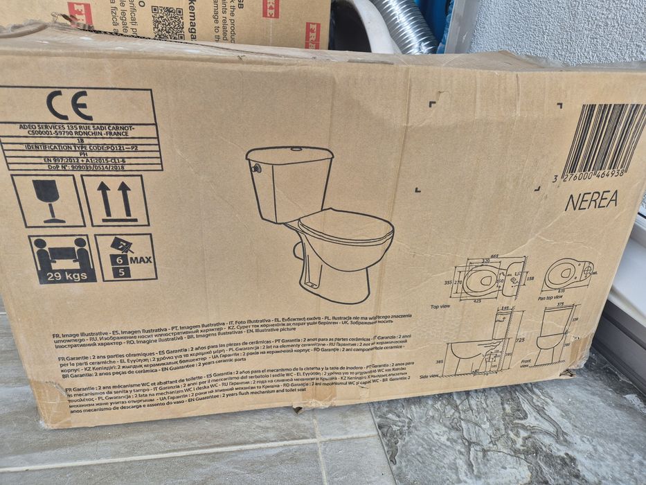 Wc nerea si chiuveta nefolosite