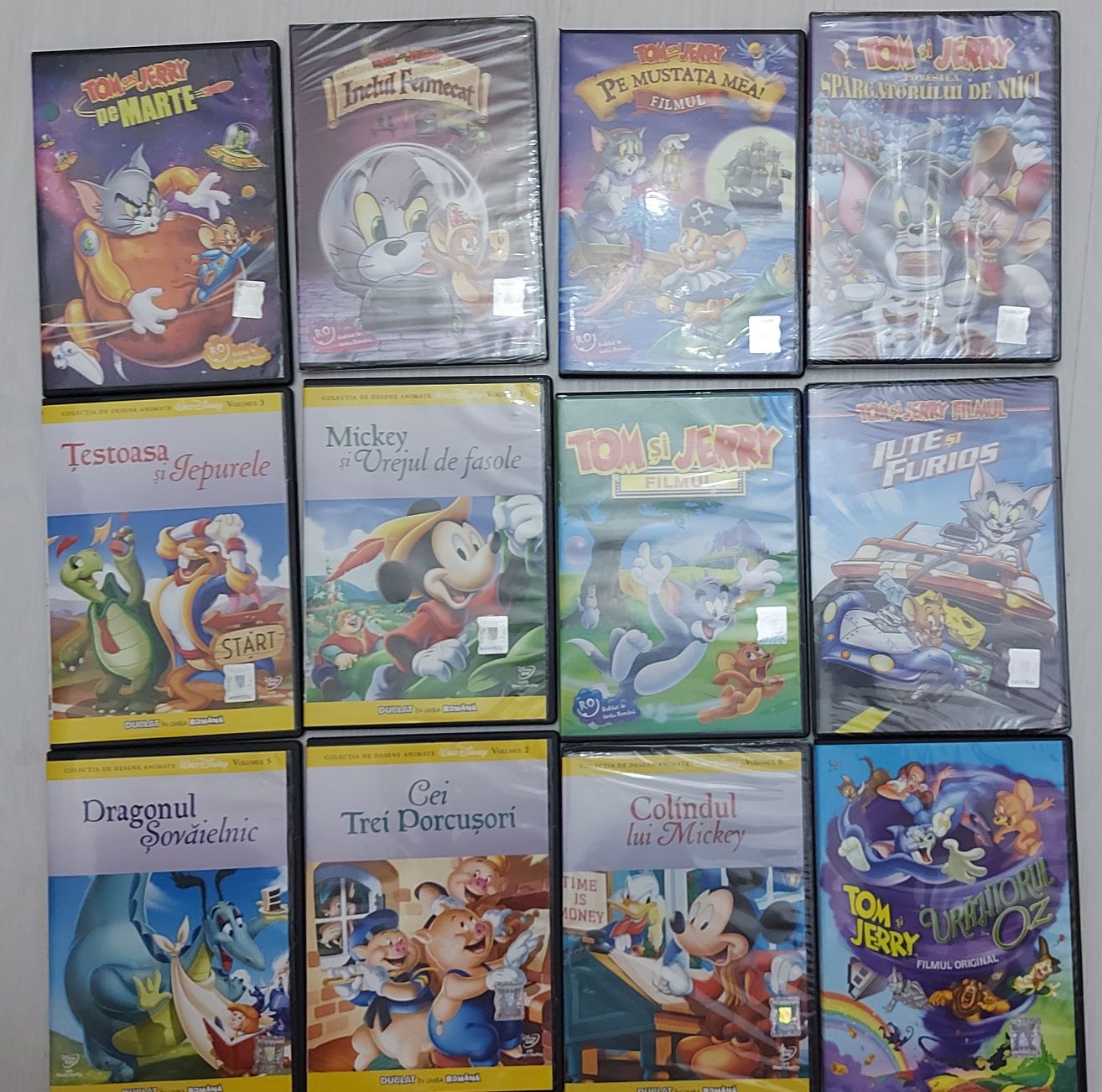 Vand DVD-uri colectia Tom si Jerry
