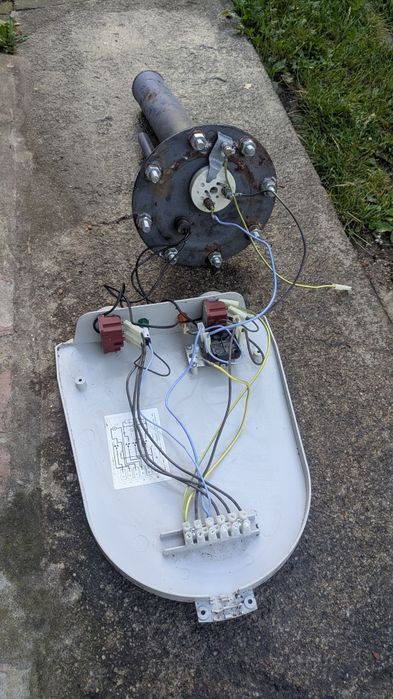 Rezistență cu flanșe + termostați de 2kw pentru Boiler Drazice