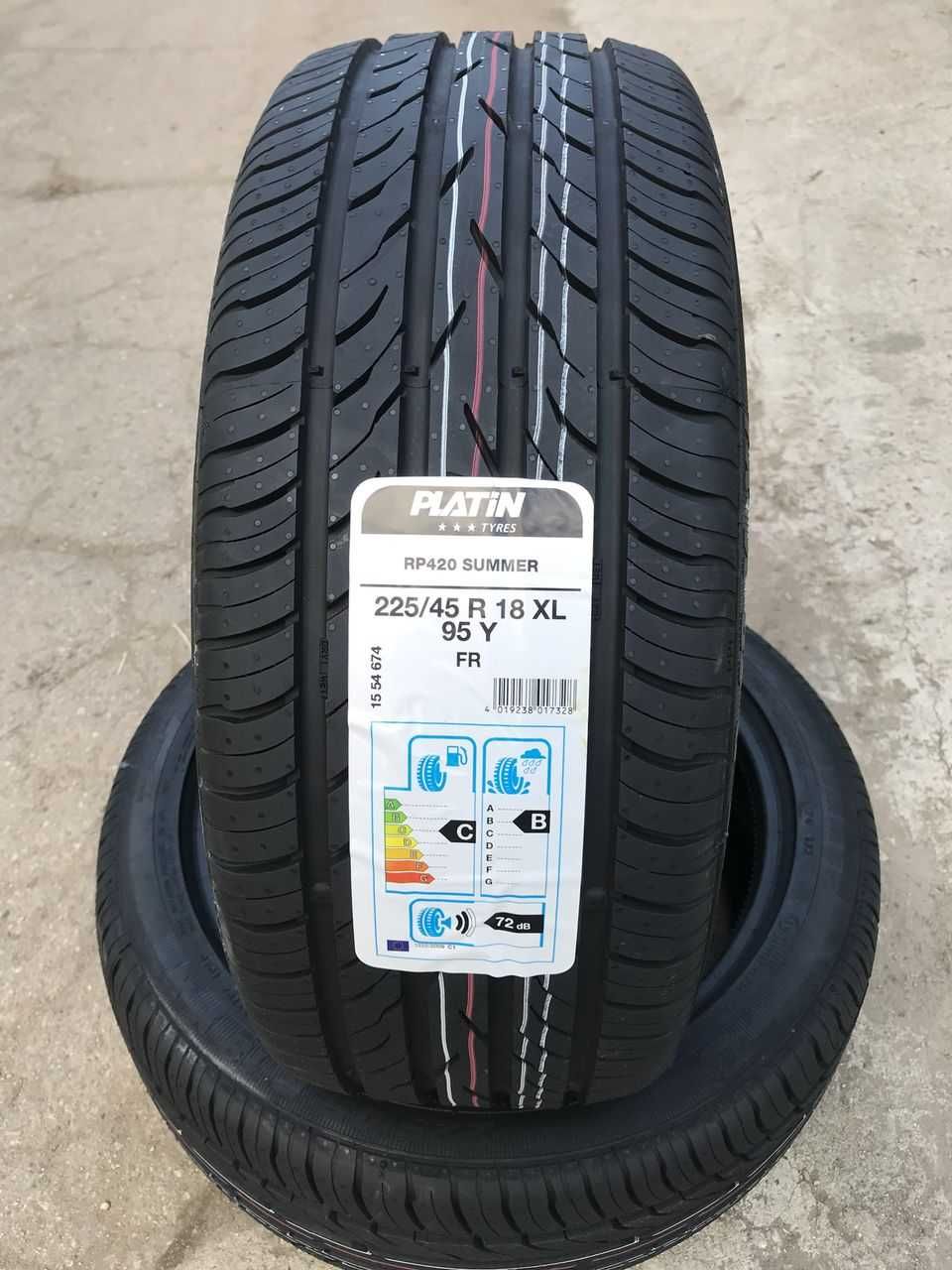 225/45/18 Летни гуми PLATIN 225/45 R18 XL с борд DOT24 made in GERMANY