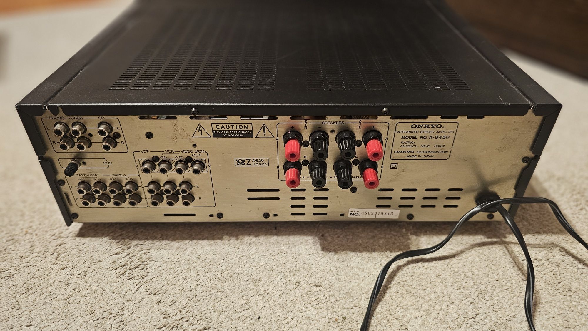 Amplificator Onkyo Integra A-8450, 2 x 155w-4 ohm/2 x 100w-8ohm.