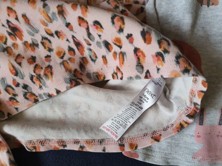 Лот пижами Next 128 см.