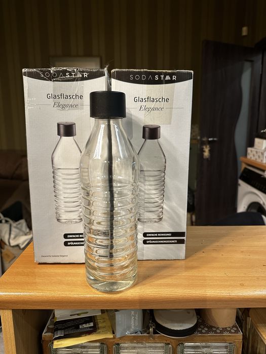 2 броя Стъклени бутилки Soda star