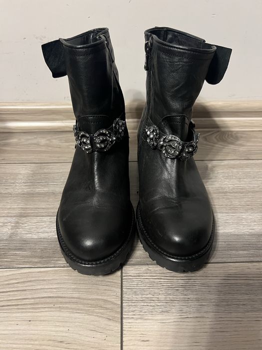 Боти PATRIZIA PEPE естествена кожа