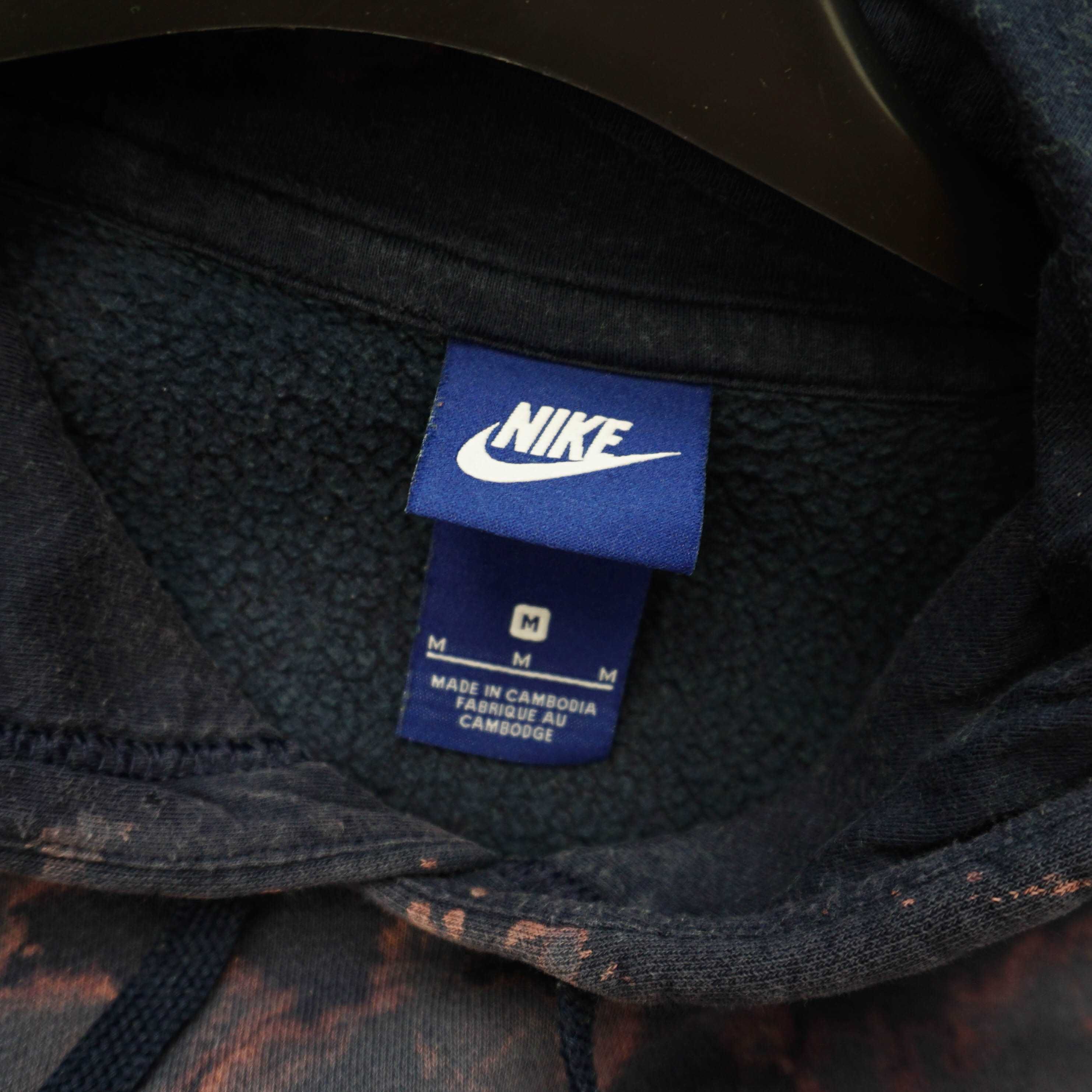 Nike Custom Bleached оригинален преработен суичър с белина - М
