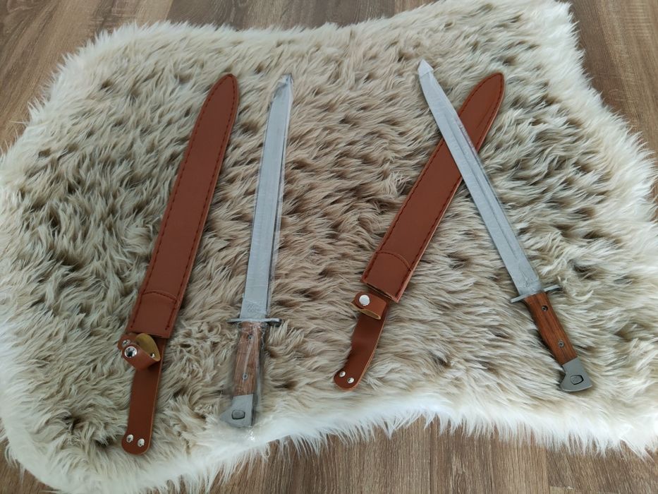 Maceta 50 Cm , Sabie Maceta + Husa din piele / Cuțit Militar Tactic