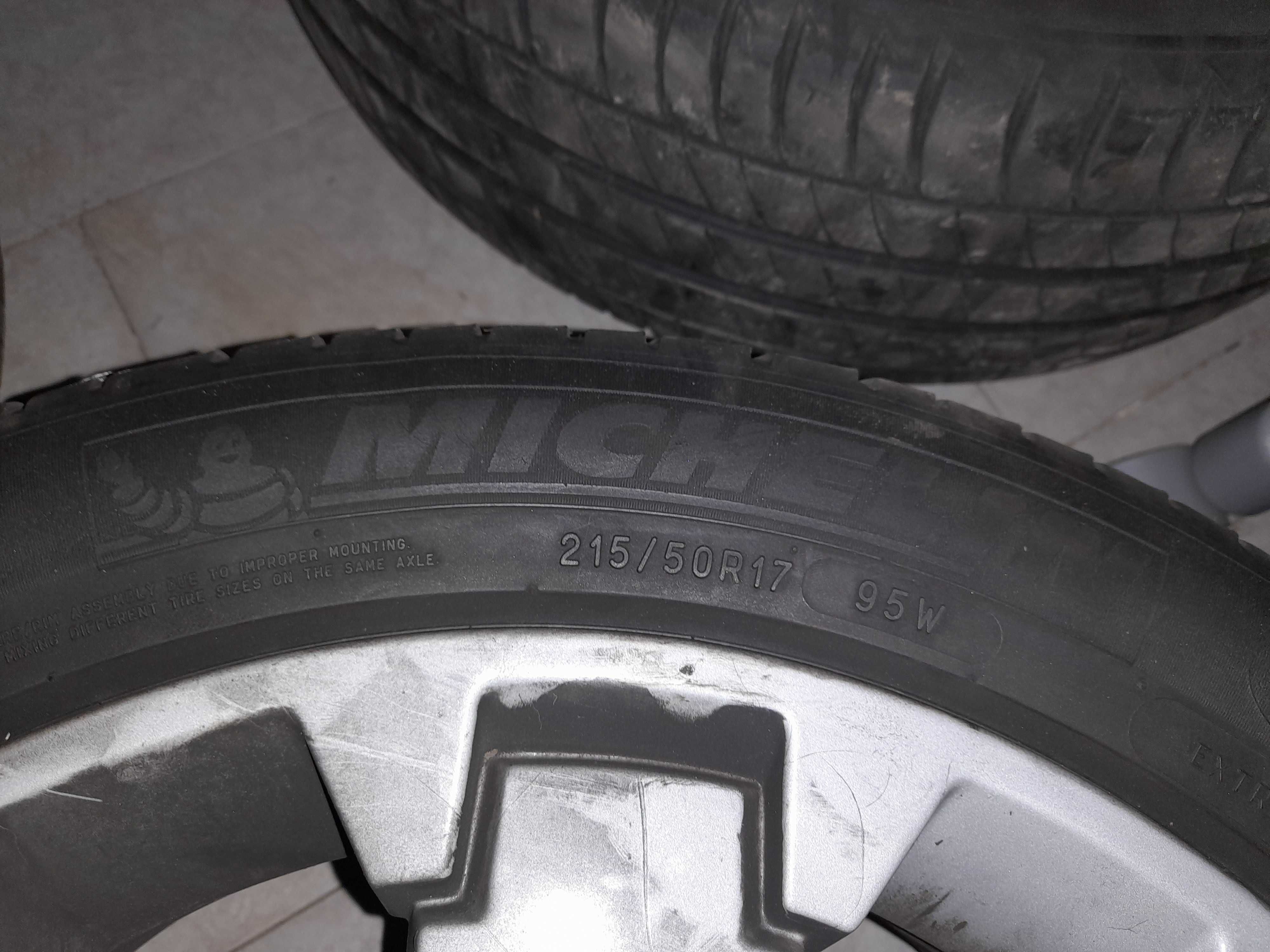 Vand jante cu cauciucuri Michelin 215/50R17