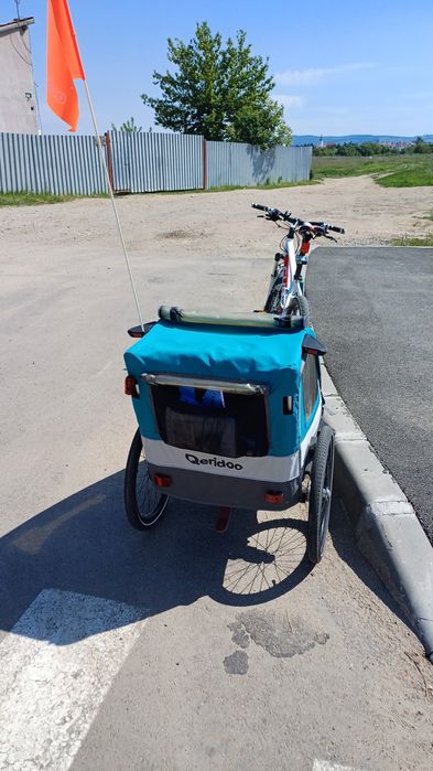 Trasura bicicleta transport copii 2-5 ani, carucior, remorca biciclete