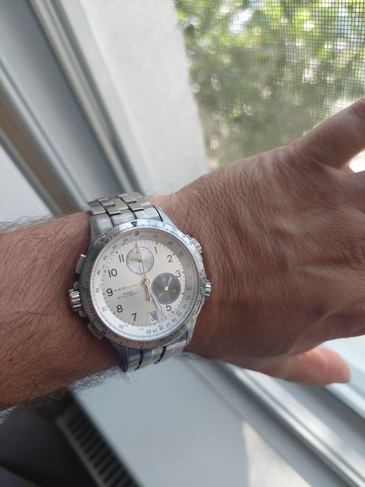 Ceas Hamilton Khaki Eto cronograf quartz swiss made