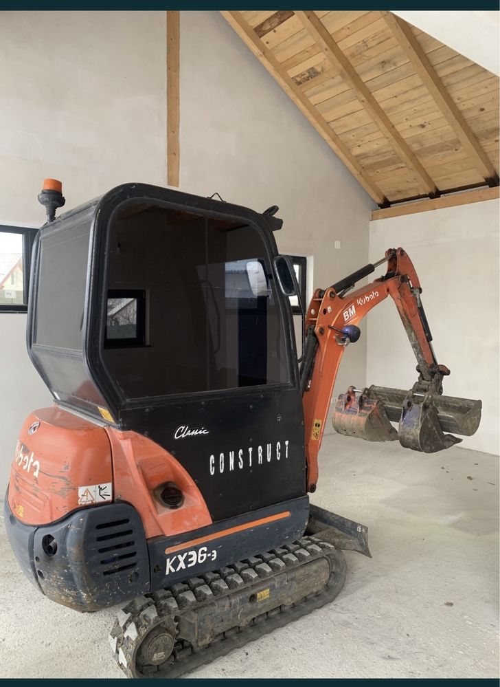 Miniexcavator kubota 1,7 t