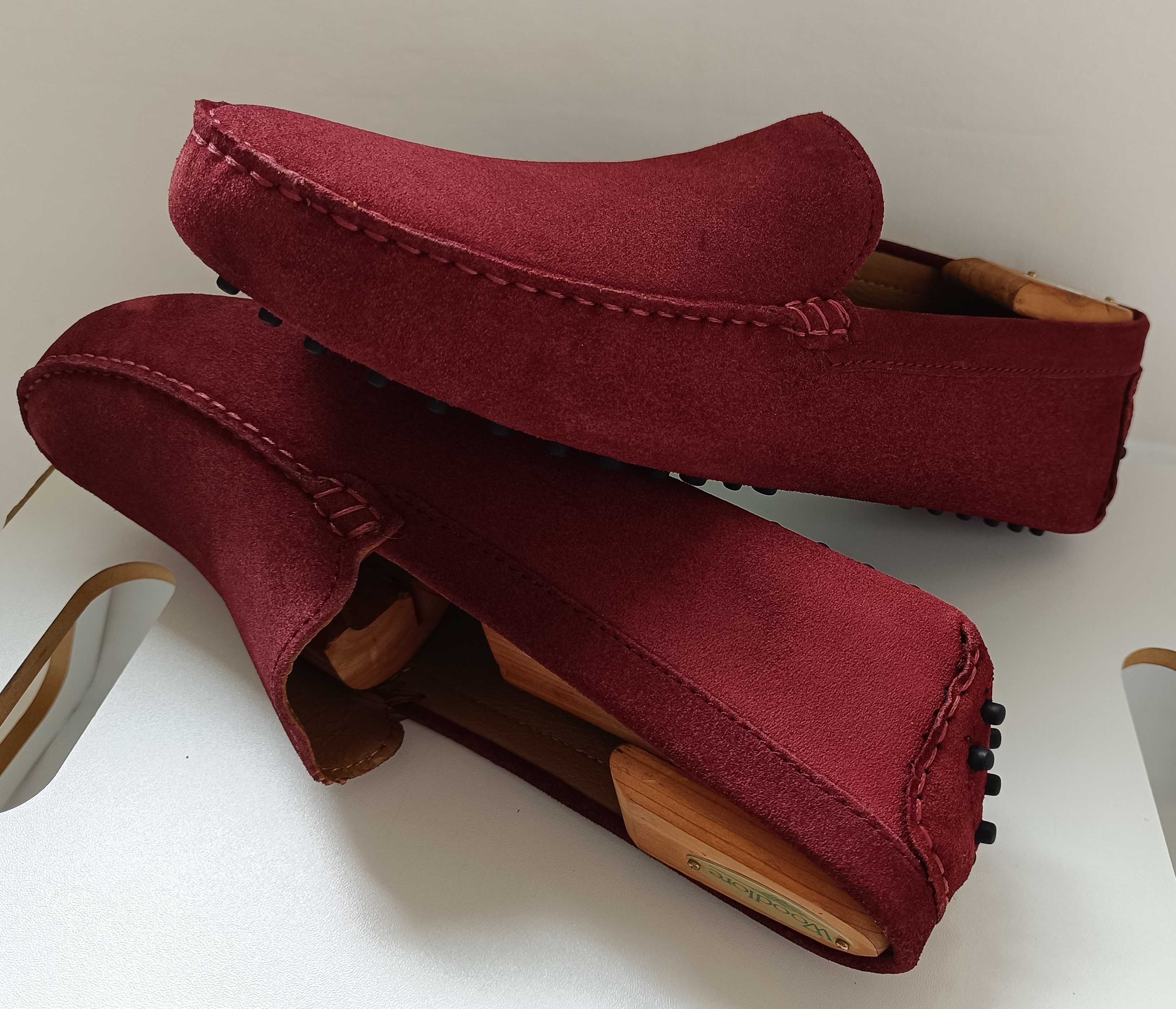 Pantofi loafer 45 slip on mocasini Charles & Smith NOI piele naturala