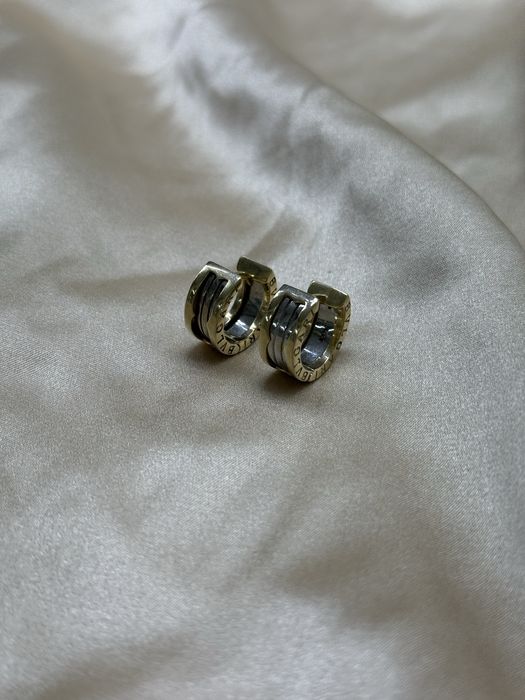 Золотые серьги Булгари