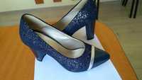Pantofi dama bleumarin
