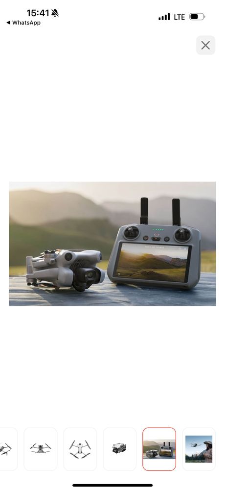 Дрон DJI Mini 4 Pro Fly More Combo Plus (DJI RC 2) белый