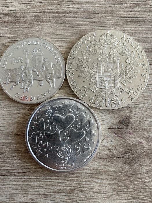 3 buc monede argint colectie