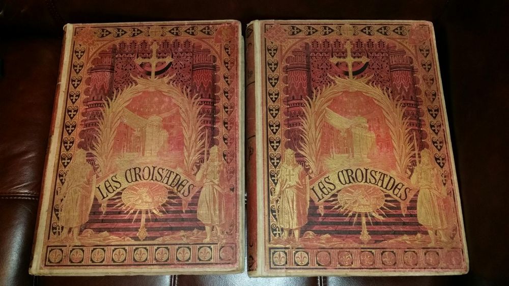 cărți carte antichitati ,vechi ,Istoria Cruciadelor  ,2 volume 1877