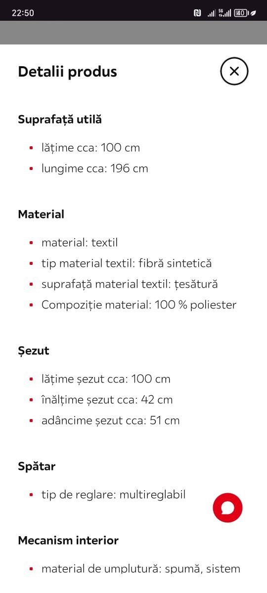 Fotoliu extensibil