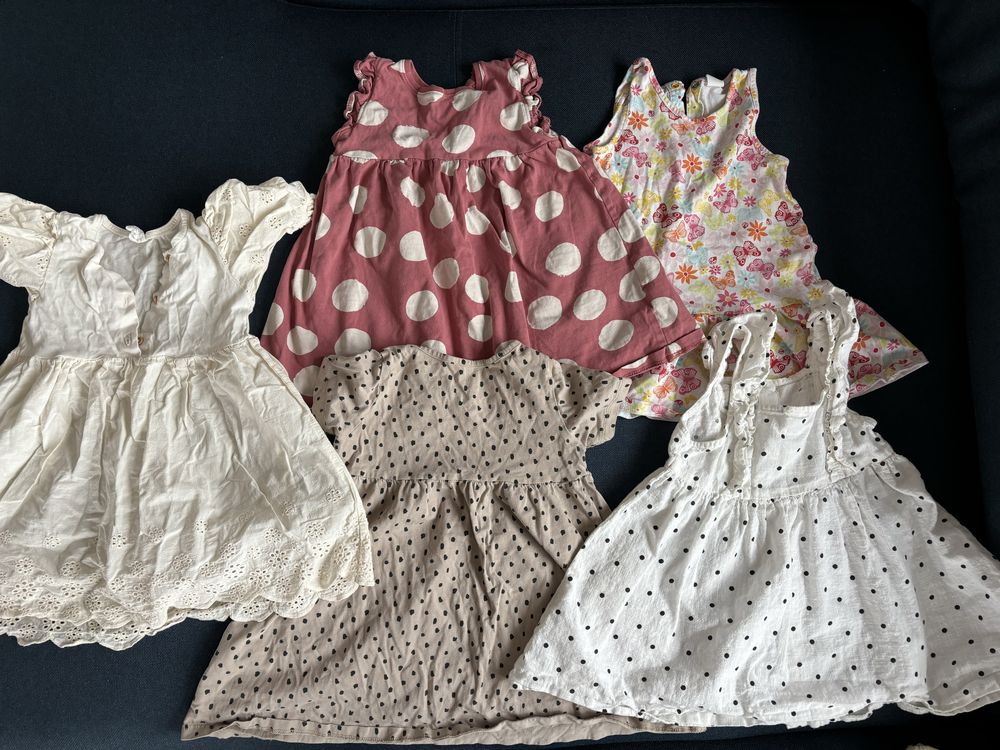 Летни дрешки и якe за момиче 92, HM, Mango, zara