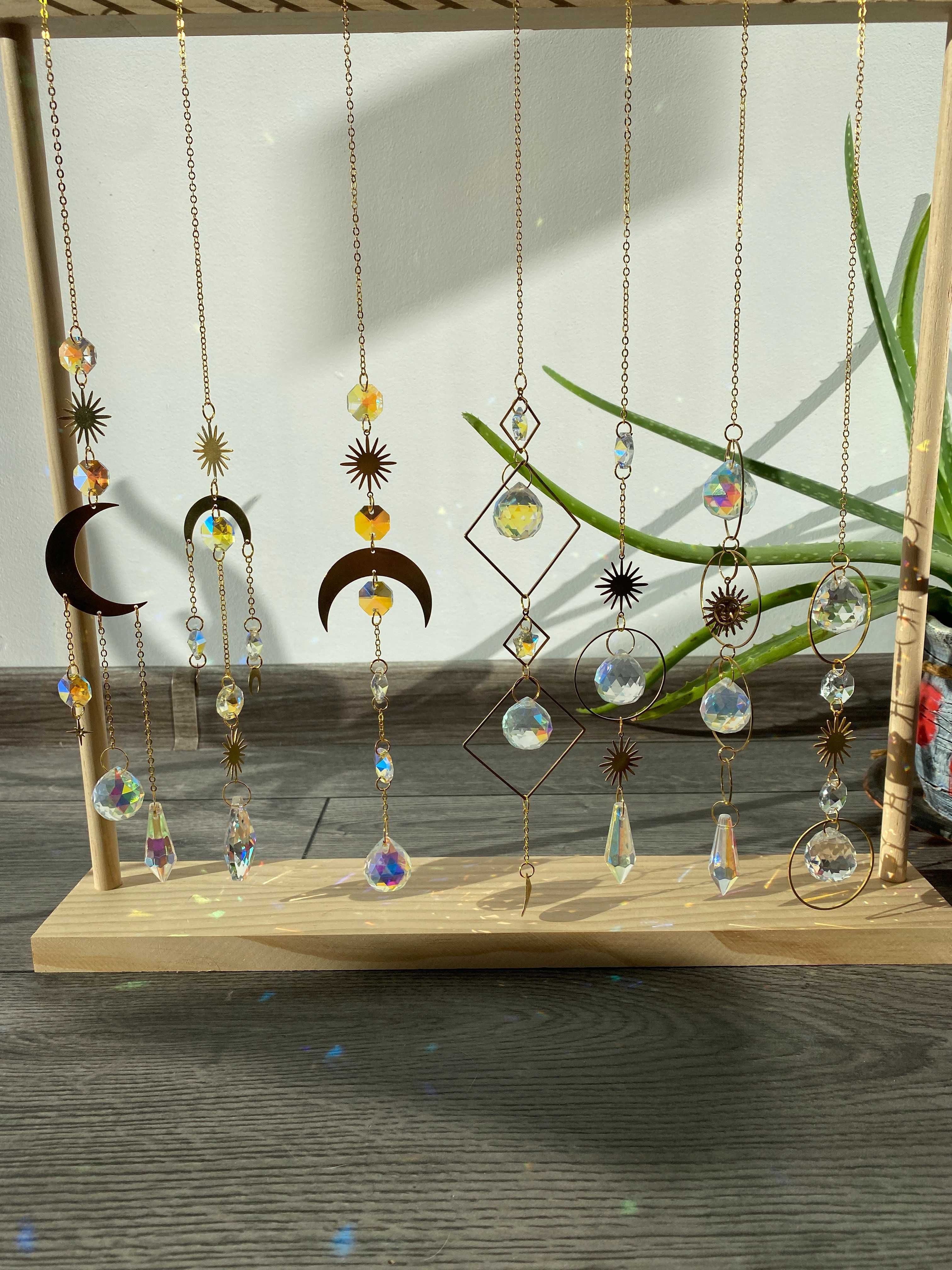 Ловци на Светлина с Естествени Кристали (Suncatchers)