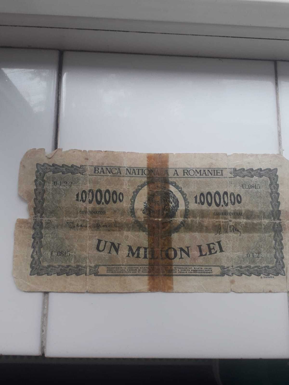 Bancnota veche rara Romania 1946-1947 - Guvernator BNR Tiberiu Mosoiu