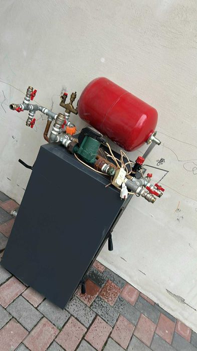 Centrala din fonta pe lemne