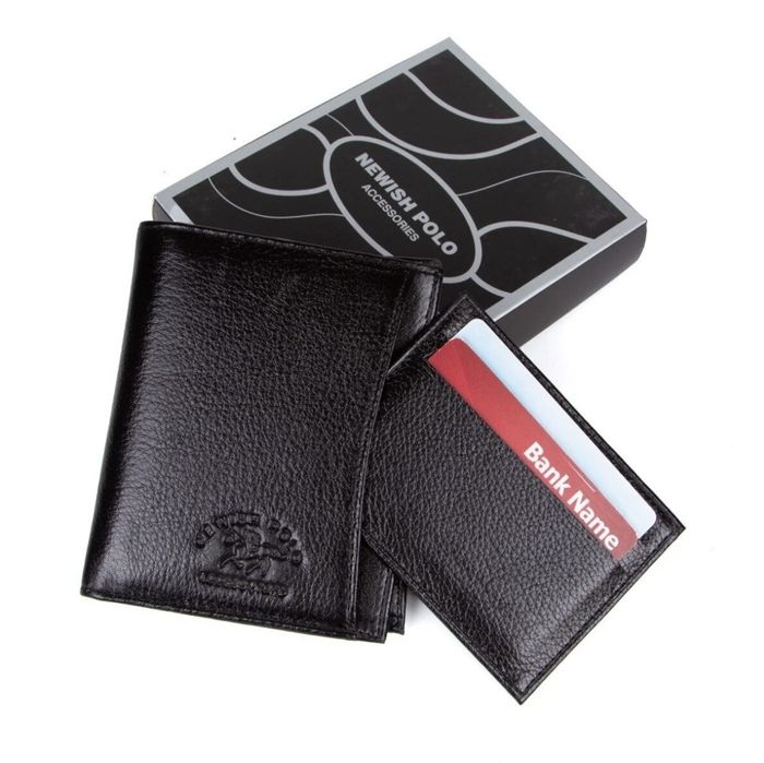 Мъжки портфейл с естествена кожа