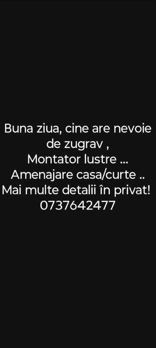 Acestea sunt servicilee mele.