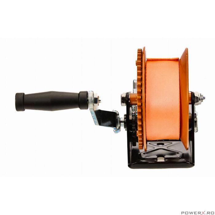 Troliu manual cu chinga 10m, capacitate 1588kg, latime 50mm, Kraft