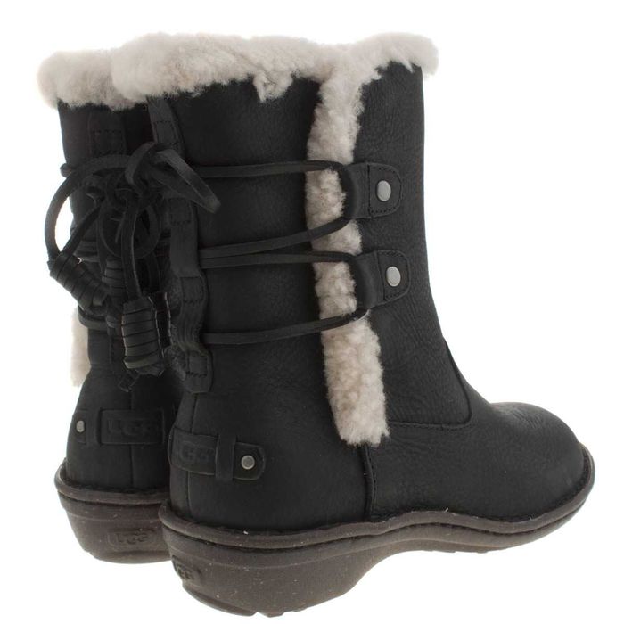 UGG AUSTRALIA № 35/36 – Дамски зимни водоустойчиви боти ест. кожа нови