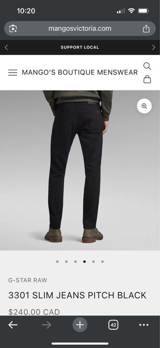 G star 3301 slim jeans - 32/32