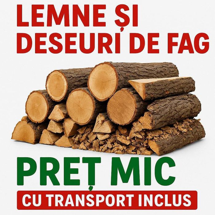 Deseuri si Lemn fag si stejar , spart pentru foc.